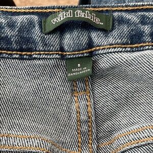 wild fable Men’s Light Blue Denim Jeans with Contrast Stitching
